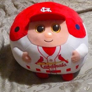 Cardinals chunky TY ball player pillow bnwot..